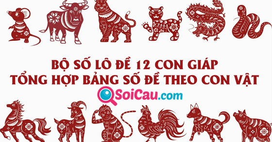 Bộ số đề 12 con giáp là gì? Cách bắt đề dây con vật
